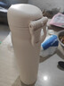 名創(chuàng  )優(yōu)品（MINISO）保溫杯316L不銹鋼高顏值男女學(xué)生兒童便攜吸管水杯子 霽月白500ml 曬單實(shí)拍圖