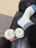莫代爾珊瑚絨襪子男秋冬中筒襪加絨加厚地板襪男士撞色保暖家居睡眠長(cháng)襪 曬單實(shí)拍圖