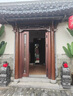 京茂天然青石雕刻客廳廠(chǎng)碧秀五福對雕中國風(fēng)鼓老象門(mén)墩石 大象抱鼓門(mén)墩 高約43CM 曬單實(shí)拍圖