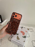 素洛適用蘋(píng)果17promax手機殼日韓ins豹紋凱蒂貓iPhone16pro甜酷辣妹15美拉德風(fēng)14帶掛繩13輕奢保護套 棕色豹紋kitty貓大孔 iPhone 17 Pro Max 曬單實(shí)拍圖