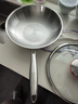 美廚（maxcook）316不銹鋼炒鍋 帶蓋鍋具32cm三層鋼鍋 電磁爐燃氣爐通用MCC2065 曬單實(shí)拍圖