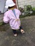 寶寶秋冬燈芯絨防水罩衣男女吃飯圍兜防臟飯衣圍裙 可樂(lè )熊粉色 110 曬單實(shí)拍圖