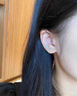 逐青999足銀鋯石耳釘女螺絲擰扣耳骨釘純銀小耳環(huán)養耳洞免摘新款耳飾 999足銀鋯石耳釘2.5mm【螺絲防掉升級】 曬單實(shí)拍圖