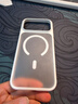 藍猩先生適用蘋(píng)果17Promax手機殼 iPhone17promax保護殼AI按鍵橙標膚感磁吸防滑親膚防摔手機保護套 白 曬單實(shí)拍圖