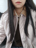 森馬（Semir）棉服女冬季中長(cháng)款輕薄寬松拼接燈芯絨翻領(lǐng)插肩袖棉衣101724112007 曬單實(shí)拍圖