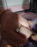 IDC一克拉鉆戒人工培育鉆石扭臂四爪pt950鉑金1ct戒指結(jié)婚情人節(jié)禮物 PT950鉑金【D色/VS1/NGTC+NGTC雙證書(shū)】 30分【重金版】 曬單實(shí)拍圖
