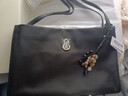 半坡飾族（bampo）女包包新款福瑞方方包頭層牛皮大容量輕奢單肩斜挎包禮物女友 墨碳黑【葫蘆專(zhuān)屬五金】 曬單實(shí)拍圖