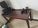 零樹(shù)全實(shí)木進(jìn)口橡膠木電腦桌辦公桌簡(jiǎn)約學(xué)習桌 胡桃色 1m SZ-06 曬單實(shí)拍圖