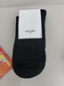 杰克·瓊斯（JACK&JONES）秋季新款舒適百搭休閑三條裝精致刺繡簡(jiǎn)約中筒襪子男襪22531Q020 E43純黑色 L 曬單實(shí)拍圖