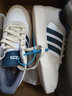 阿迪達斯 （adidas）官方網(wǎng)男鞋 2025秋季新款運動(dòng)鞋潮流時(shí)尚耐磨休閑鞋低幫板鞋子男 經(jīng)典款板鞋/白藍棕/正品保障 42 曬單實(shí)拍圖