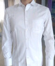 佐馬仕免燙皺襯衫男長(cháng)袖修身純色商務(wù)休閑男士襯衫職業(yè)正裝襯衣男裝上衣 G2655白色平板 44 （175-190斤） 曬單實(shí)拍圖