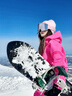ISEE MIGGA【雪域粉影】戶(hù)外秋冬新品滑雪服女款防水防風(fēng)背帶褲滑雪服套裝 雪域粉影 M 曬單實(shí)拍圖
