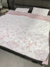 南極人（Nanjiren）雕花牛奶絨四件套冬季珊瑚絨加絨加厚冬天單人宿舍床上三件套床品 繁花-櫻粉絮【高克重牛奶絨 厚實(shí)保暖】 1.8m 床單款 四件套-被套200x230cm 曬單實(shí)拍圖