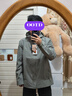 牧高笛冷山野徑三合一抓絨沖鋒衣男女款戶(hù)外防風(fēng)防水保暖羽絨內膽沖鋒衣外套 【三合一羽絨】男/草灰綠 M 曬單實(shí)拍圖