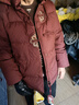 唐致中老年羽絨服女短款新中式媽媽冬季外套60歲老人奶奶太太加厚冬裝 【新國標90絨】安可拉紅 4XL 【建議136-145斤】送運費險 曬單實(shí)拍圖