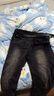 馬登工裝美式高街水洗做舊牛仔褲灰色直筒微錐蘿卜褲休閑長(cháng)褲子男夏秋 水洗灰 30 曬單實(shí)拍圖