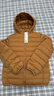 優(yōu)衣庫童裝男女童PUFFTECH空氣棉服可機洗連帽外套排骨棉服478123 34 駝色 160 曬單實(shí)拍圖
