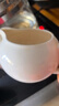 一品工坊骨瓷薄胎小茶杯陶瓷品茗杯潮州工夫茶杯茶具套裝家用喝茶杯子 骨瓷公道杯 曬單實(shí)拍圖
