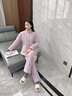 ZUMASHL睡衣女秋冬季三層夾棉2025新款加絨加厚保暖套裝冬天可外穿家居服 S83730#燈芯絨夾棉-小紫 M 【建議80-120斤穿】 曬單實(shí)拍圖