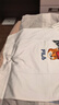 FILA 斐樂(lè )官方【黃景瑜同款】情侶款短袖2025夏季狐貍刺繡休閑寬松T恤 曬單實(shí)拍圖