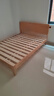 林氏家居全實(shí)木床1.5米x2米雙人床主臥室大床原木風(fēng)床架單人床PK13A 曬單實(shí)拍圖
