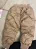 巴拉巴拉兒童羽絨褲女童外穿長(cháng)褲冬季保暖褲時(shí)尚洋氣精致甜美可愛(ài) 咖啡A51212 100 曬單實(shí)拍圖