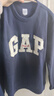GAP男女裝2025秋季新款字母logo抓絨圓領(lǐng)衛衣合身簡(jiǎn)約上衣 海軍藍 XS 美碼 S亞洲碼175/88A 曬單實(shí)拍圖