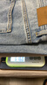 UR2026春季新款男裝復古休閑棉質(zhì)直筒牛仔長(cháng)褲UUY850003 灰藍 32 曬單實(shí)拍圖