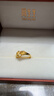 周生生黃金戒指 無(wú)盡的愛(ài)足金絲帶活口戒生日禮物21071R 計價(jià) 3.5克 曬單實(shí)拍圖