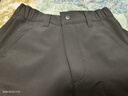 駱駝（CAMEL）加絨工裝女褲防風防水傘兵軟殼休閑褲 C25CAYL6021 幻影黑 S 曬單實拍圖