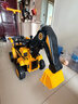 萌嘟嘟兒童挖掘機玩具車(chē)可坐女男孩大號電動(dòng)充電遙控挖土機工程車(chē)可坐人 電動(dòng)/遙控/電動(dòng)挖臂+推把*禮包 兒童挖機1到6歲禮物 曬單實(shí)拍圖
