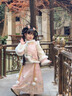 安妮優(yōu)兒（Anneyol）馬面裙女童漢服冬季2025新款古裝兒童秋冬裝國風(fēng)加厚旗袍裙拜年服 粉色 160 曬單實(shí)拍圖