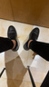 回力官方男鞋皮鞋男冬季正裝鞋英倫風(fēng)厚底商務(wù)鞋保暖鞋子男 黑色 42 曬單實(shí)拍圖