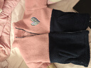 ASK JUNIOR女童棉服冬裝中大童加厚夾棉保暖棉衣兒童毛絨外套 粉色 150  曬單實(shí)拍圖