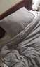 京東京造悅?cè)崛?120g加厚磨毛 A類床單被套單人宿舍學(xué)生0.9/1.2m床科技灰 曬單實(shí)拍圖