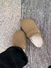 回力半拖勃肯鞋女鞋秋冬季厚底軟底加絨豆豆鞋一腳蹬休閑外穿博肯鞋子 卡其【內增高5CM】加絨保暖 37 曬單實(shí)拍圖