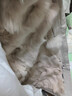 傲列2025新款冬狐貍毛內膽派克服女可拆卸派克大衣長(cháng)款保暖皮草外套女 米色 M 曬單實(shí)拍圖
