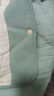 全棉時(shí)代睡衣【100%棉空氣褶皺紗夾棉暖而不悶】男女士家居服情侶套裝 曬單實(shí)拍圖