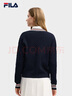 斐樂(lè ) 斐樂(lè )官方女裝編織衫2025冬新款時(shí)尚休閑復古寬松V領(lǐng)麻花毛衣 傳奇藍-NV S 160/80A/S 曬單實(shí)拍圖