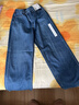 優(yōu)衣庫驚喜價(jià)童裝男女童寬松直筒牛仔長(cháng)褲水洗產(chǎn)品寬腿褲478128 65 寶藍色 150 曬單實(shí)拍圖