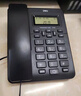 得力（deli）電話(huà)機座機 固定電話(huà) 辦公家用  免提通話(huà) 大字按鍵 來(lái)電顯示  33490黑 曬單實(shí)拍圖