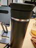 膳魔師（THERMOS）新款保溫杯男女士陶瓷內膽泡茶咖啡保冷水杯子TCMV-550  定制LOGO 松竹(GR)/550ml 曬單實(shí)拍圖