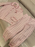野獸派家居（tbh）三麗鷗Hello Kitty天絲棉家居服套裝軟棉棉四季條紋睡衣 長(cháng)款 XS 曬單實(shí)拍圖