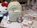 TRENDYHellokitty小背包新款小眾大學(xué)生通勤書(shū)包百搭高級雙肩包日 白色 曬單實(shí)拍圖