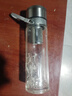 閩藍藍雙層玻璃杯茶水分離男士一鍵開(kāi)蓋便攜車(chē)載高硼硅耐高溫防摔泡茶杯 鋼本灰500ml【提繩款+升級加厚】 曬單實(shí)拍圖