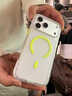 梵皓伊帶掛繩熒光適用蘋(píng)果16手機殼新款蘋(píng)果17ProMax磨砂膚感16/15Pro簡(jiǎn)約瓦楞紋14plus透明高級13保護套 磁吸款【熒光綠】抽拉掛繩-磨砂瓦楞紋 IPhone16Promax 曬單實(shí)拍圖
