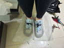 西遇平底德訓鞋女2025新款秋季撞色休閑鞋透氣輕便內增高運動(dòng)鞋 灰色 37 (235) 曬單實(shí)拍圖
