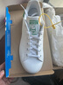 阿迪達斯（adidas）三葉草新款 STAN SMITH 史密斯情侶款經(jīng)典小白鞋休閑板鞋 FX7519/白綠 35.5 (215mm) 曬單實(shí)拍圖
