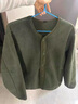 優(yōu)衣庫【狂歡價(jià)】男裝防風(fēng)仿羊羔絨搖粒絨開(kāi)衫/長(cháng)袖外套481183 57 深橄欖色 XL /180/108B 曬單實(shí)拍圖