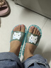 潮韻月2025新款水晶涼拖鞋女夏季外穿時(shí)尚家用網(wǎng)紅宿舍家居室內一字拖女 水晶圓點(diǎn)藍色-小趴貓 36-37 偏小一碼 曬單實(shí)拍圖